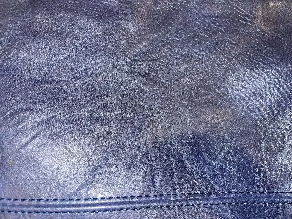 Joy Susan Navy Vegan Leather Wristlet Clutch Minimalist Everyday Bag